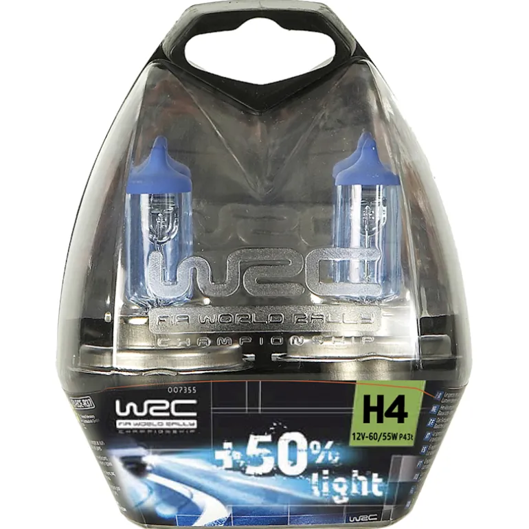 2 ampoules H4 + 50 % light