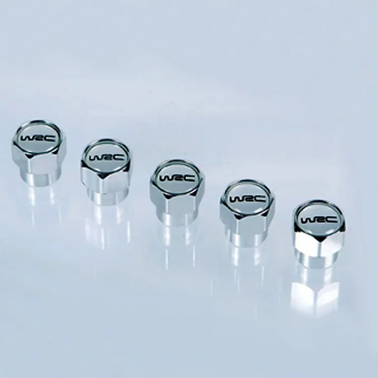 5 bouchons de valve aluminium