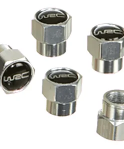 5 bouchons de valve noir