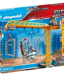70441 Grue radiocommandée + mur de construction
