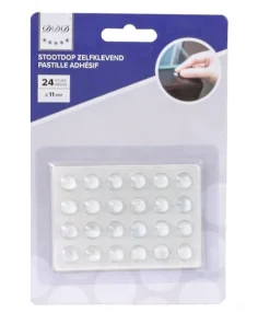 11 mm transparant 24 pieces