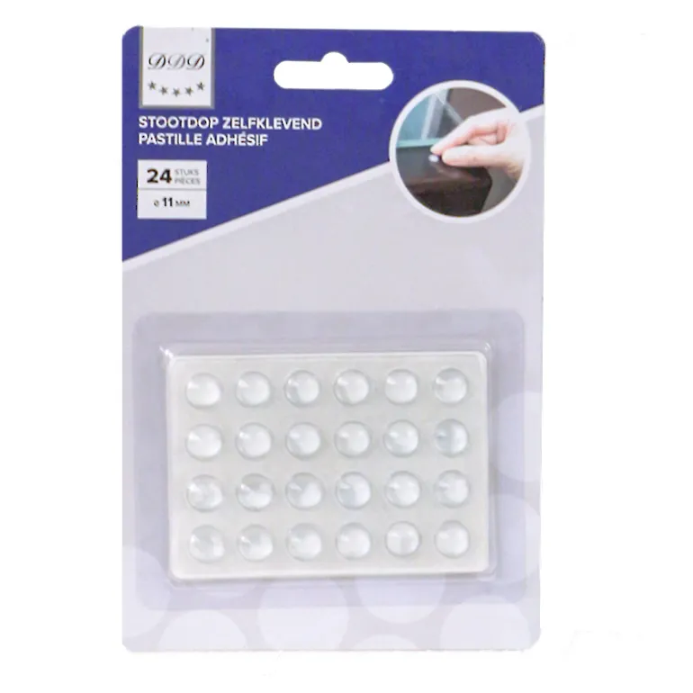 11 mm transparant 24 pieces