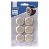6 pieces patin glisseur 35 mm beige