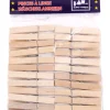 24 pince à ligne en bois
