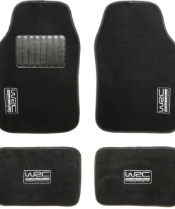 4 tapis de sol noirs