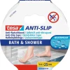 Adhésif anti-dérapant 5 m x 25 mm / bain & douche - Transparent