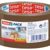 Adhésif de fermeture de cartons PVC pour de cartons de poids moyen à lourd. 66 m x 50 mm brun.