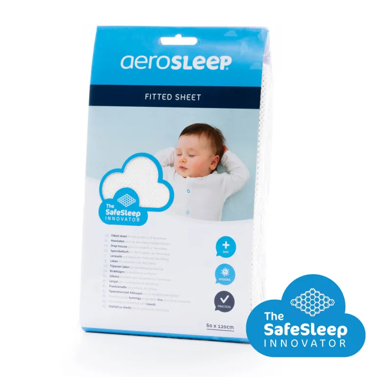 Aerosleep Drap Housse 70x140cm blanc