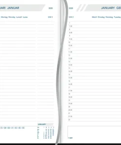 Agenda daily noir 2018