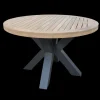 Alu table teak Yoran D120x75 cm