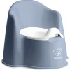 Babybjörn Pot fauteuil bleu profond/blanc