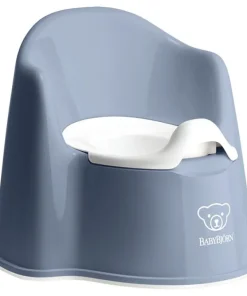 Babybjörn Pot fauteuil bleu profond/blanc