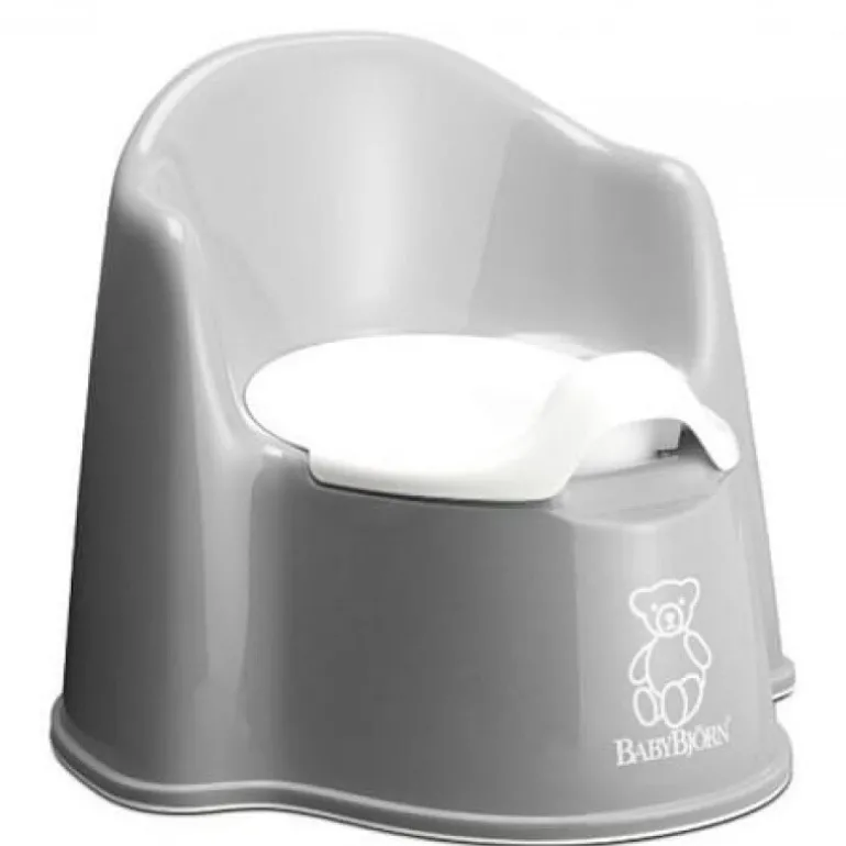 Babybjörn Pot fauteuil gris/blanc