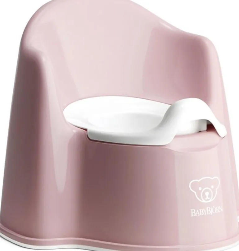 Babybjörn Pot fauteuil rose pastel/blanc