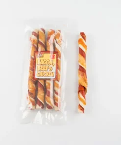 Bacon beef chicken roll 25 cm - 4 pièces