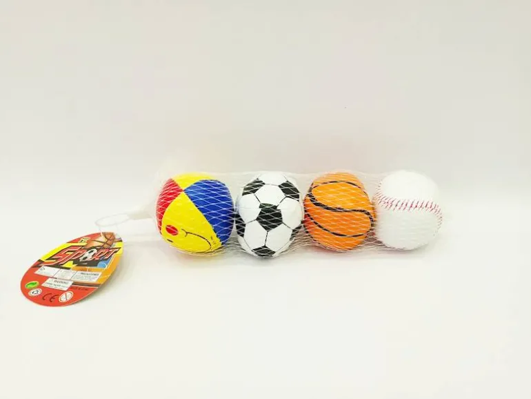 Balles douces 4 pieces