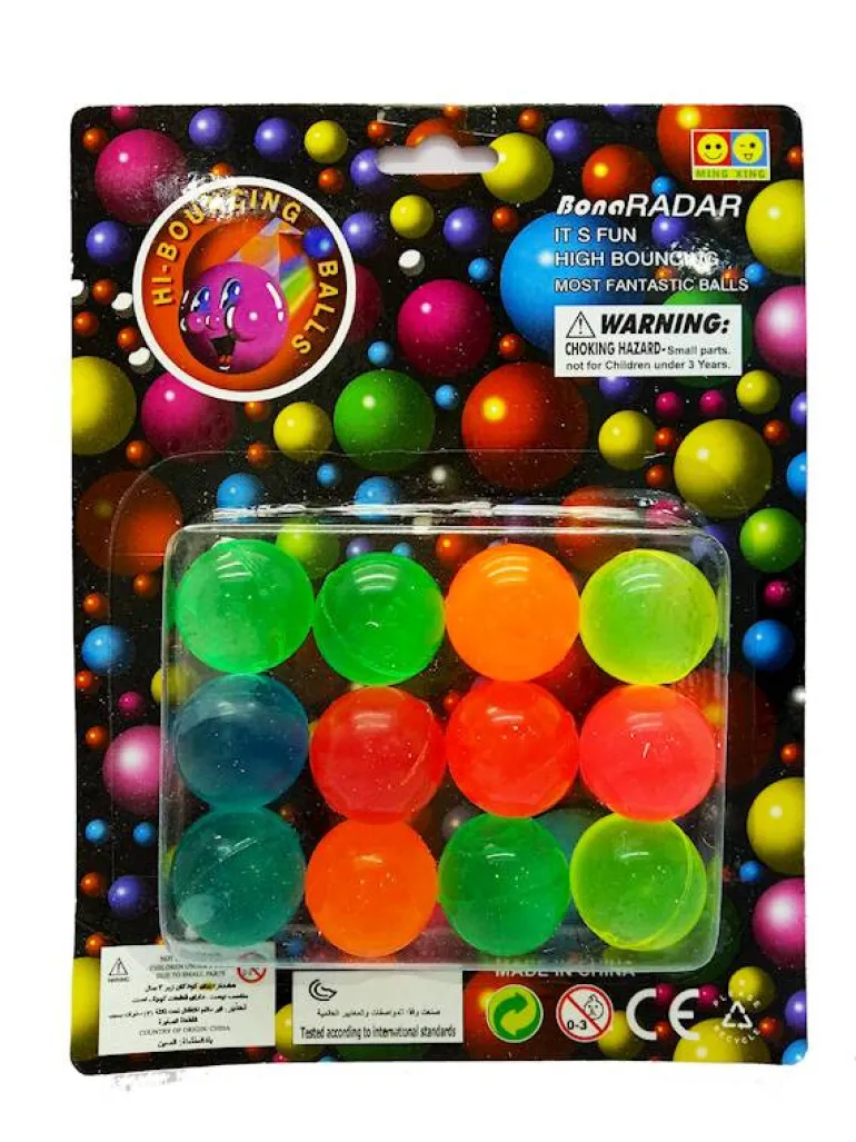 Balles rebondissantes 16 pieces