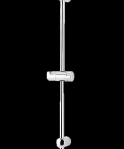 Barre de douche chrome