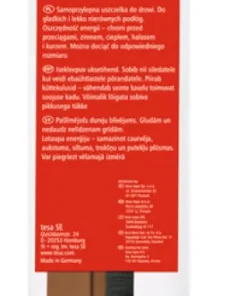 Bas de porte adhésif 1 m x 37 mm brun