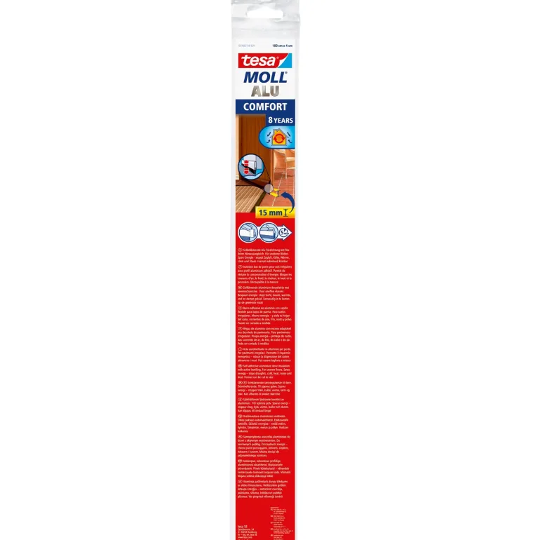 Bas de porte adhésif Comfort 1 m x 40 mm brun