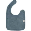 Bavoir grand avec Pressions 26x38 cm Marin