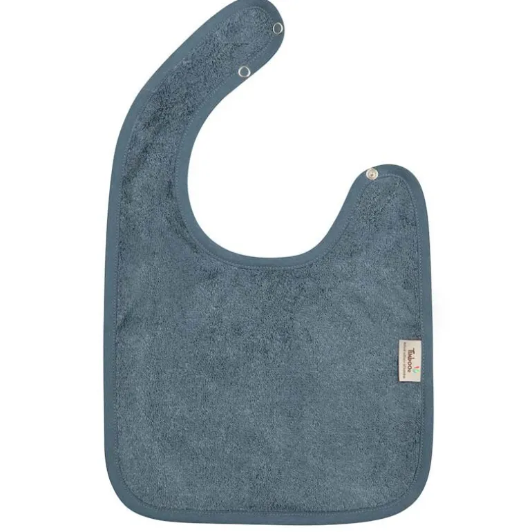 Bavoir grand avec Pressions 26x38 cm Marin
