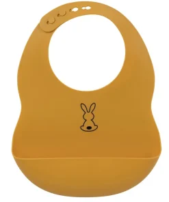 Bavoir Silicone Ochre