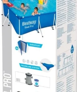 Bestway Steel Pro Frame Pool + pompe 400 x 211 x 81cm