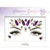 Bijoux de visage Glamour Queen - Multicolore