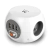 Bloc multiprise cubique compact avec des ports USB EW3952