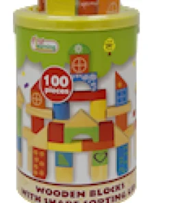 Blocs en bois 100 pièces