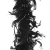 Boa 2 mètres 45gr - Noir fil argenté