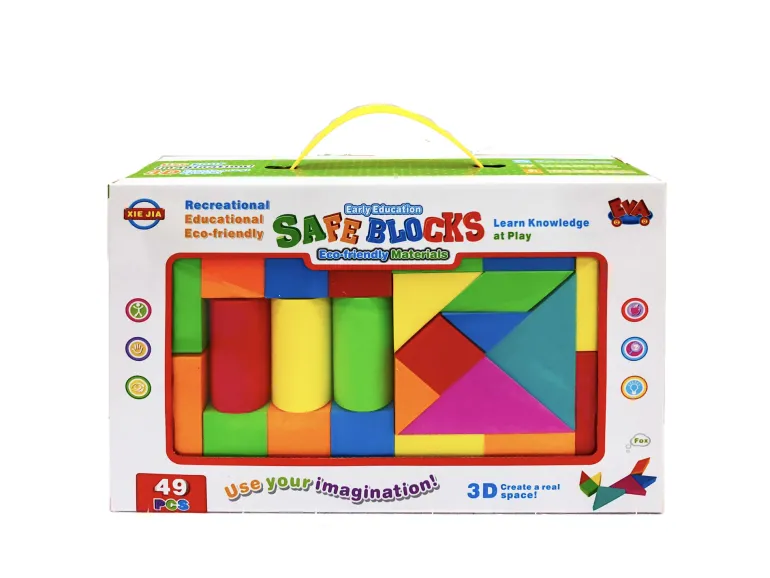 Boit avec blocs 49 pièces