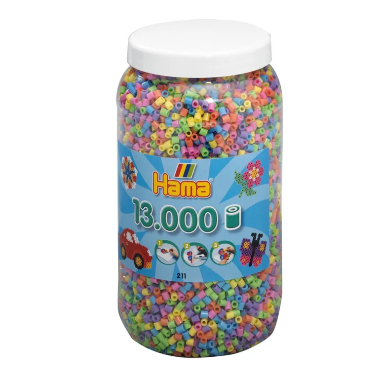 Boite 13000 Mini Perles Pastel