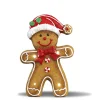 Bonhomme en pain d'épice avec lumière LED 33cm