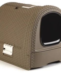 Boîte de litière mokka 51 x 38,5 x 39 cm