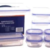 Boîte provision transparent 15 pièces