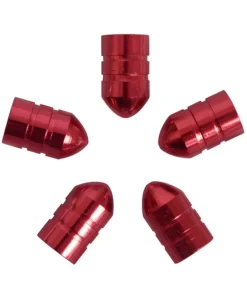 Bouchons de valve rouge 5 pièces