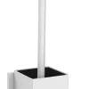 Brosse pour wc blanc mat