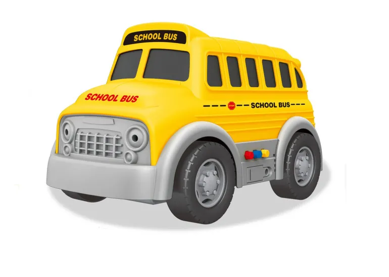 Bus scolaire avec musique et lumière