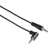 Cable audio 3,5 jack 90° - 3,5 jack stereo 0,5 m 1 star