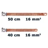 Cable de masse plat 40 cm