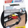 Cable Manager Universel 10 mm x 500 cm noir