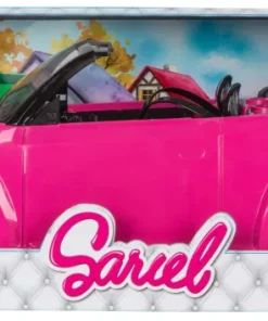 Cabrio rose avec son et lumière