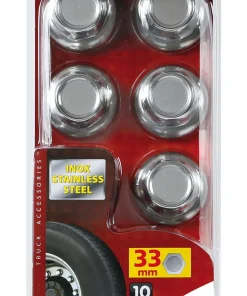 Cache Ecrous RVS x10 33mm