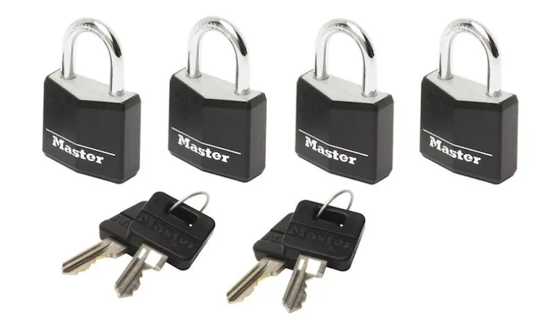 Cadenas 20 mm aluminium diamètre 3 mm noir