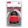 Cadenas 40 mm rouge + 2 clés