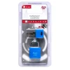 Cadenas alu 20 mm bleu + 2 clés