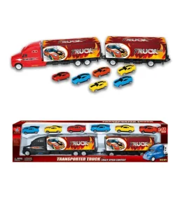 Camion + 6 voitures