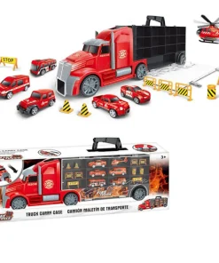 Camion incendies feu + véhicules